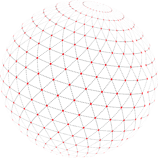Dotted Globe Base